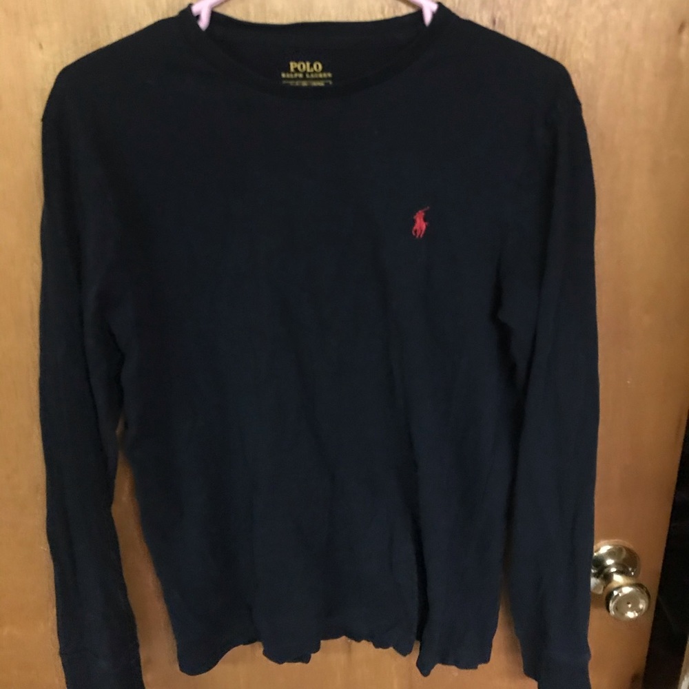 Black long sleeve Polo